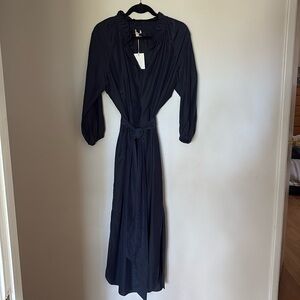 Ann Mashburn navy pop over dress